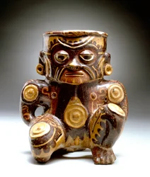 Anthropomorphes Effigie-Gefäß, Guanacaste-Nicoya-Zone, 500-800